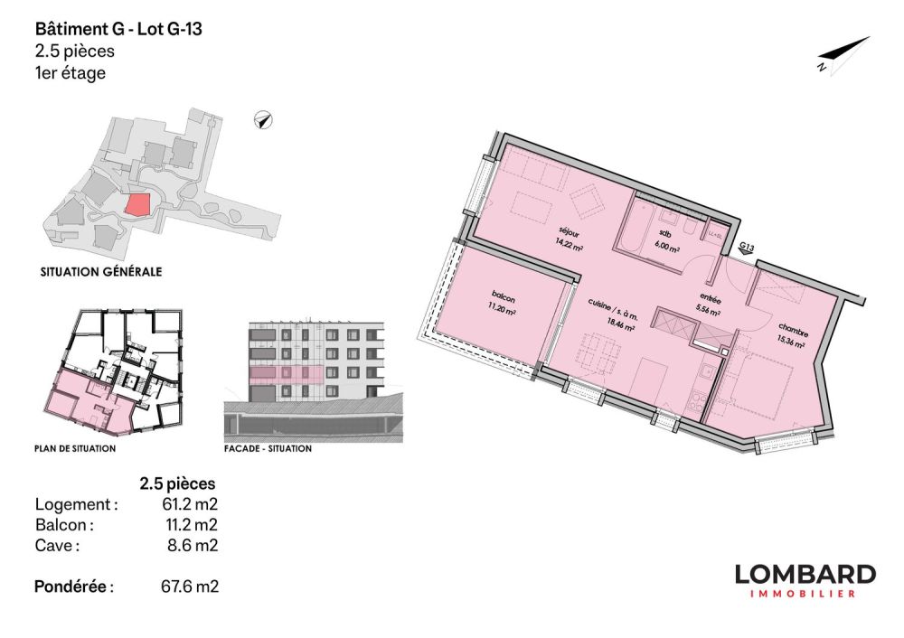 Appartement de 2.5 pièces au 1er étage - Bild 6