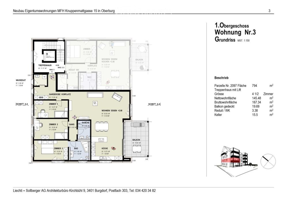 Stilvolle Neubauwohnungen im 5-Familienhaus in Burgdorf -  Bild 9