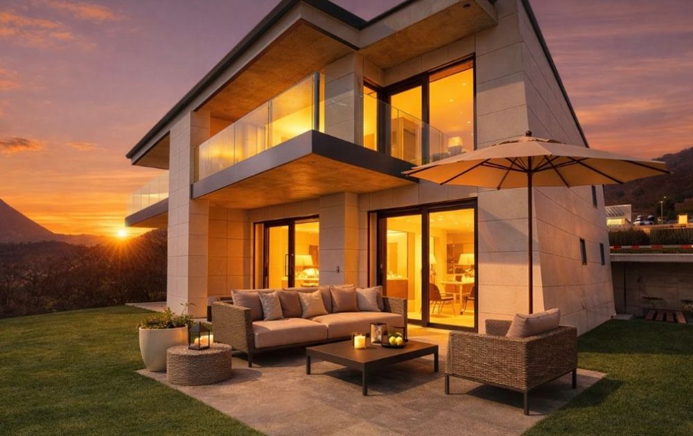 Villa moderna nuova costruzione con giardino privato -  Bild 13