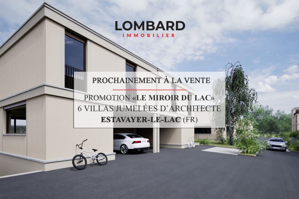 Promotion Miroir du Lac - 6 architektonisch gestaltete Doppelhäuser -  Bild 1
