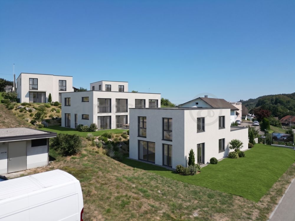 Modernes DEFH Neubauprojekt mit Terrasse und Balkon in Safenwil -  Bild 1