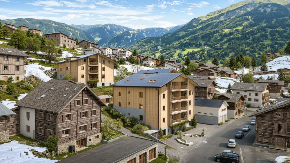 Neubau HASOL im Zentrum von Bürchen mit Erst- und Zweitwohnungen - Bild 2