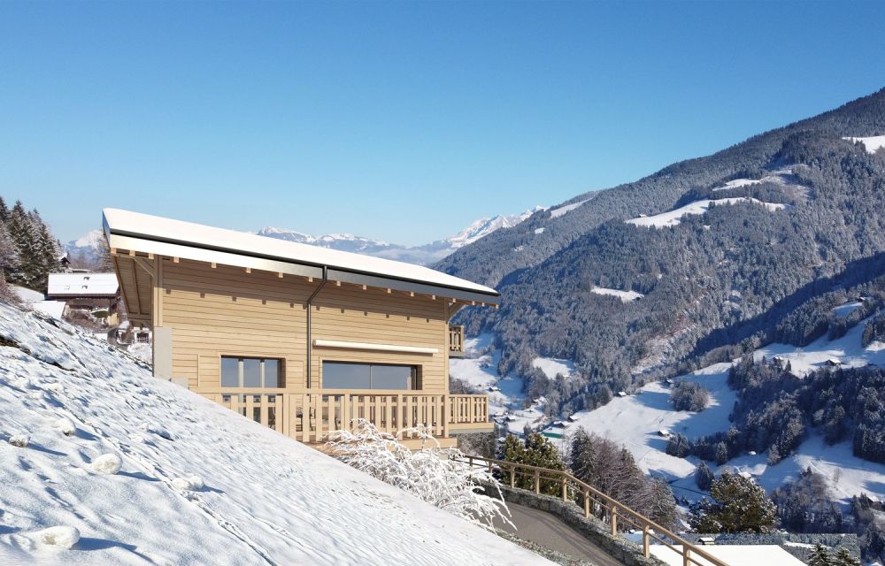 Einzeln stehendes Chalet "Les Pommats A" zum Verkauf in Val d"Illiez – Baugenehmigung liegt vor -  Bild 3