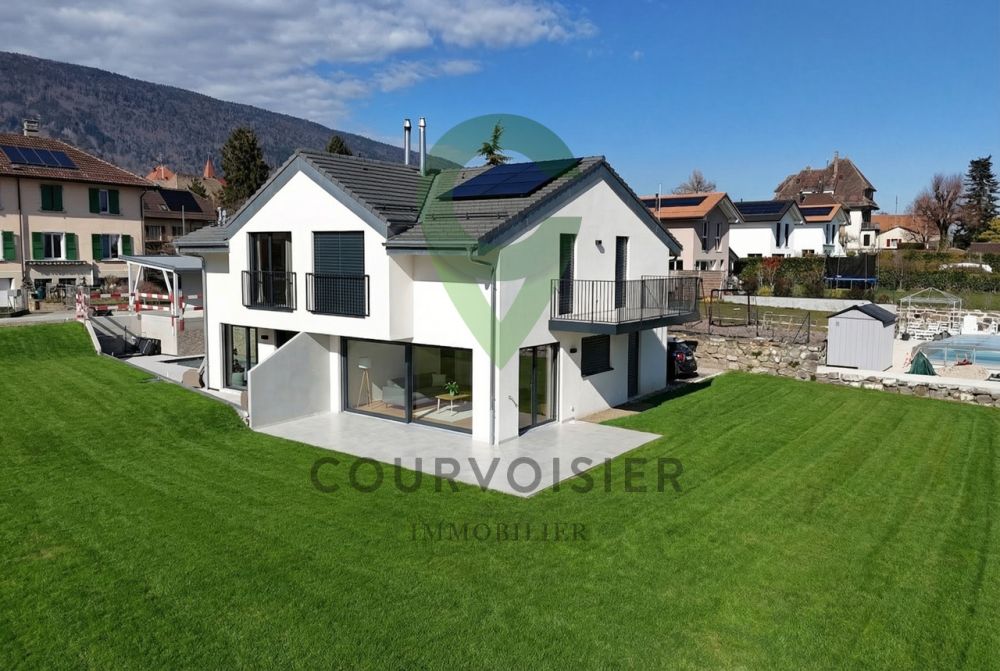 Nouvelle villa jumelée avec horizon dégagé sur la chaîne des Alpes -  Bild 8