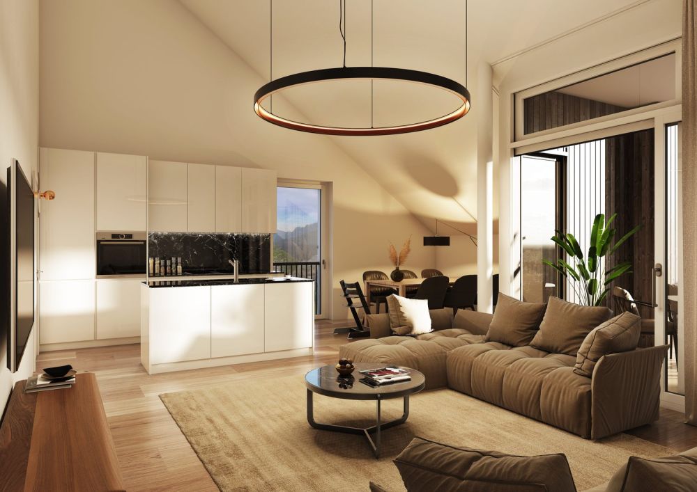 3.5 ZIMMER. AUSSERGEWÖHNLICHE RAUMHÖHE. LOGGIA ZUR ABENDSONNE. AB CHF 450'450.- -  Bild 1