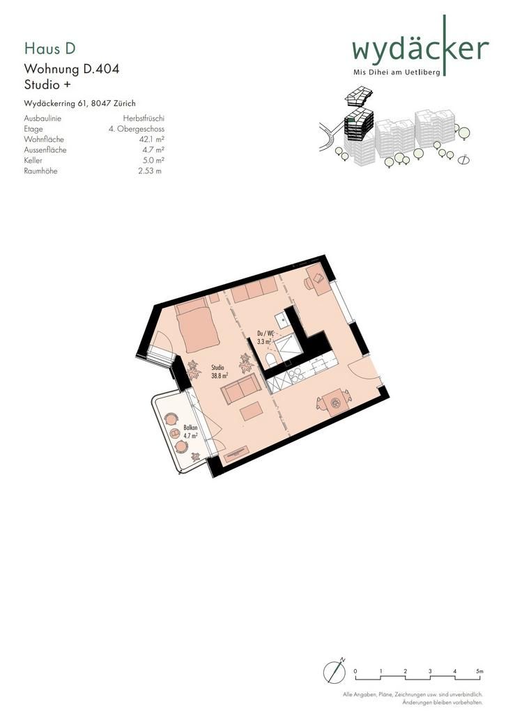 Wohnen am Wydäckerring - Modernes Zuhause am Uetliberg -  Bild 4