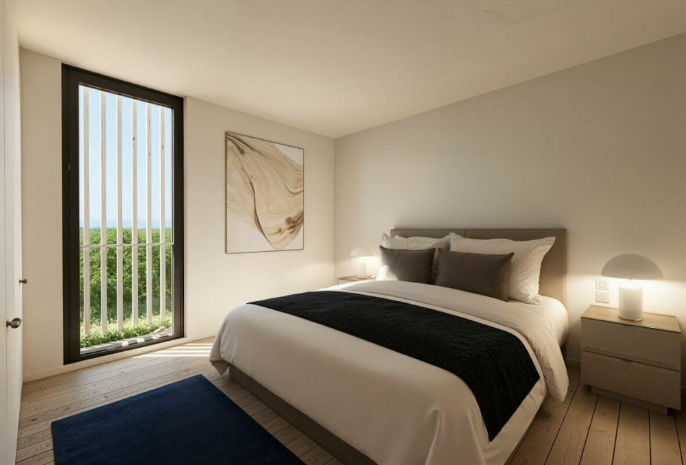 Clos de Vignette - 3,5 Zimmer Parterre - Chambre