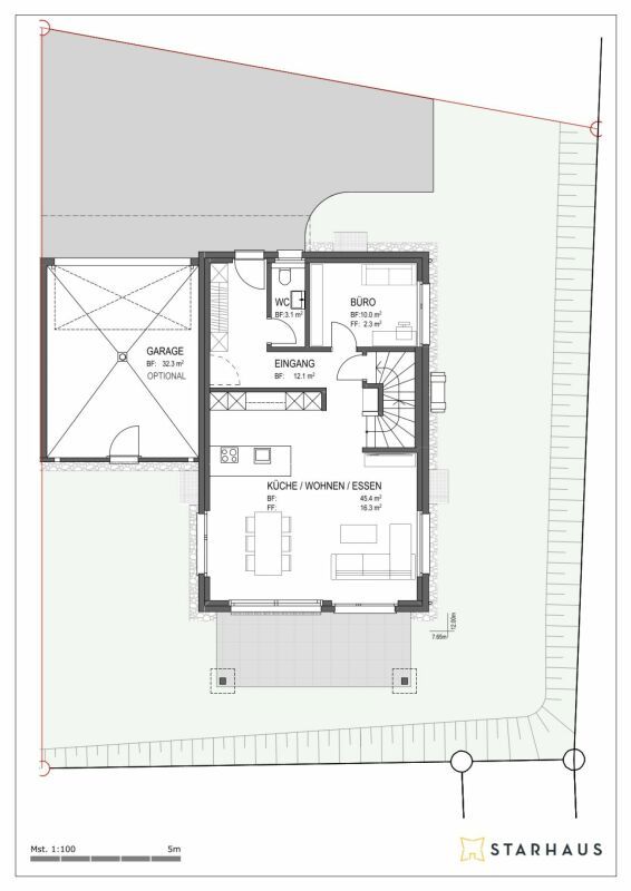 Einfamilienhaus mit Sicht in die Weinberge - Erdgeschoss