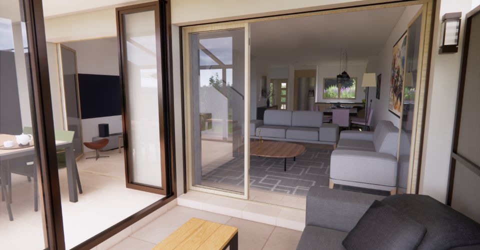 Promotion Résidence du Moulin, Bernex - Maison villageoise mitoyenne A02 baignée de lumière et espace de vie généreux dans un cadre calme et résidentiel en campagne. - Maison contiguë 6 pièces - image - 6