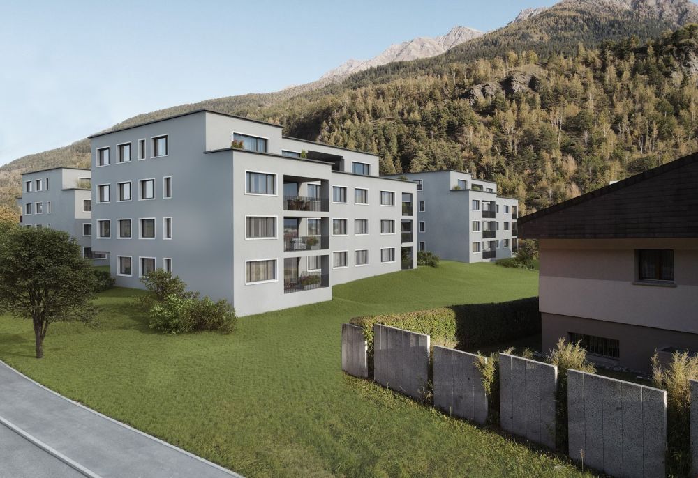 3.5 Attika-Whg. WÜB Ze Warme Brunnu, Bitsch - B301/ C301 - Bild 4