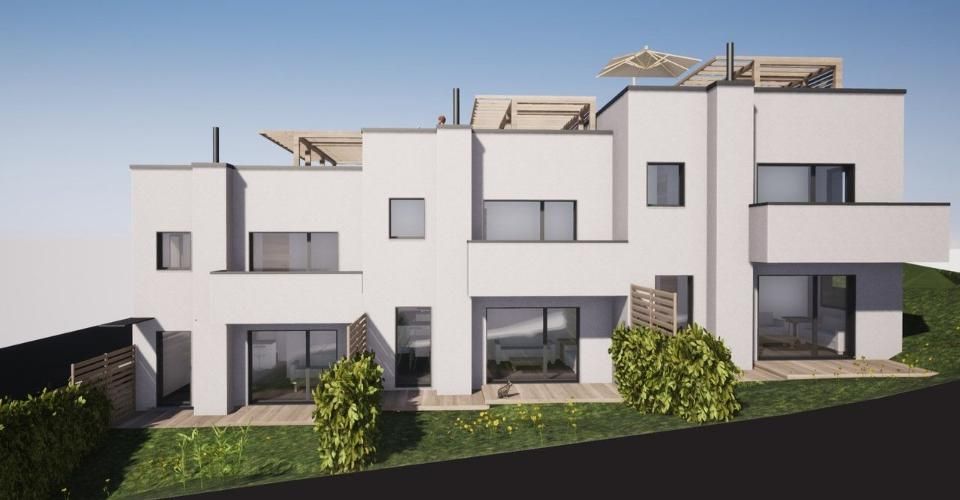 Villa mitoyenne sur les côteaux avec magnifique terrasse - Maison jumelée 4.5 pièces - image - 4