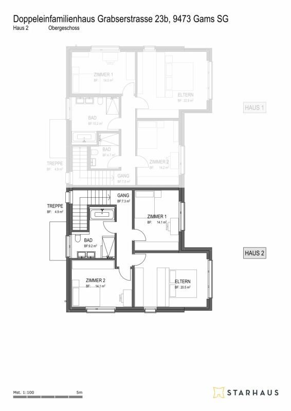4 1/2-Zimmer Doppeleinfamilienhaus in ländlicher Umgebung -  Bild 5