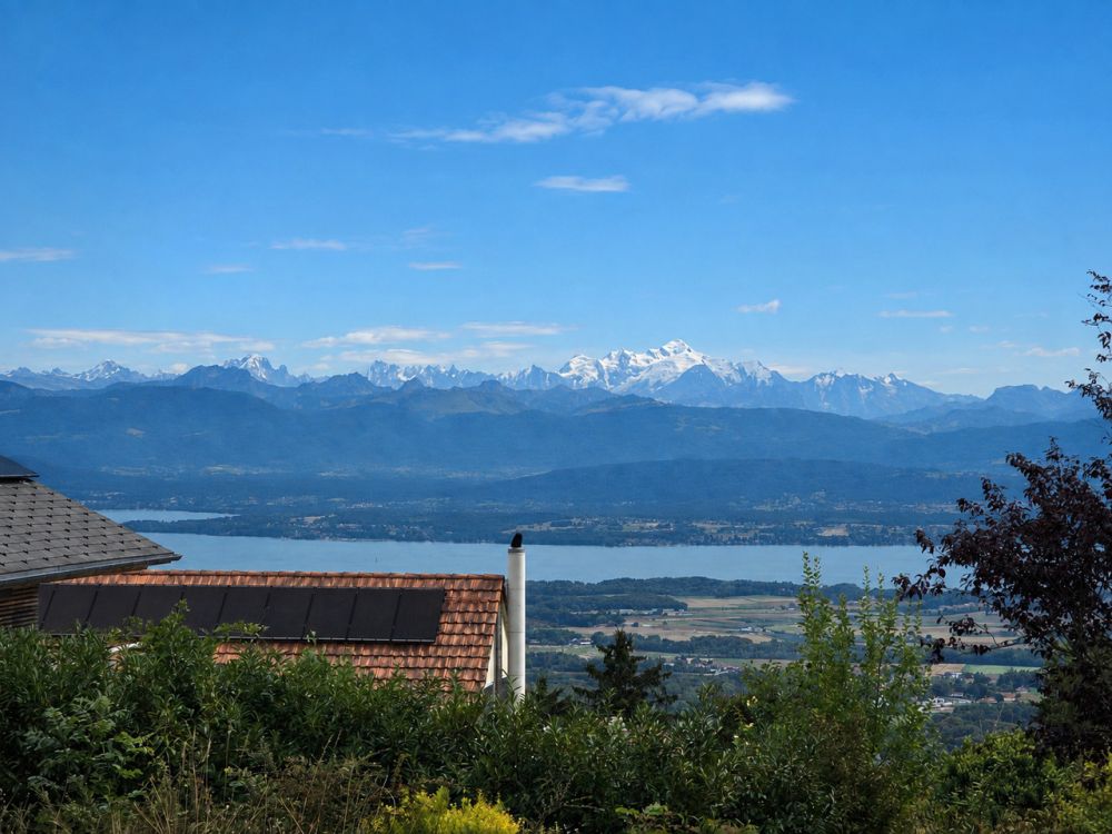 Appartement 3,5 pièces avec vue panoramique sur le Léman et les Alpes - Vue - Non contractuel