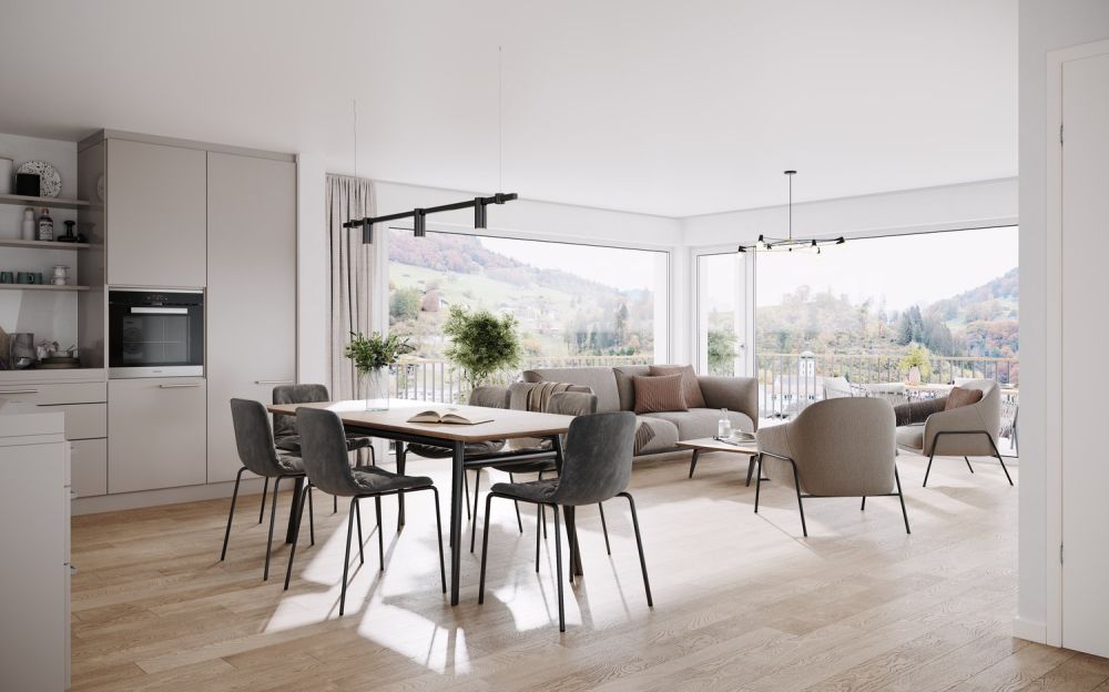 Exklusive 4.5 Zimmer Neubauwohnung mit grosszügiger Balkonfläche - 129m2 - CHF 855'000.00 -  Bild 10