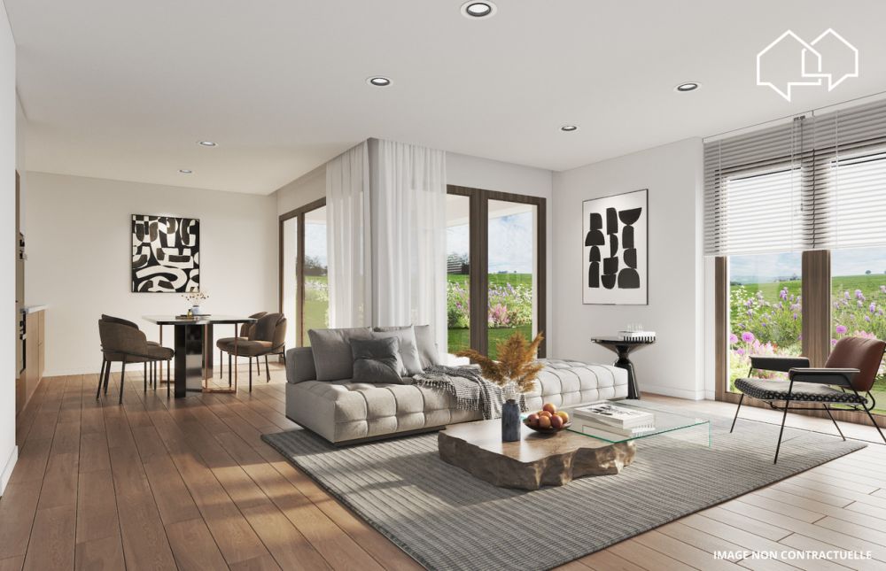 Wohnung mit 4.5 Zimmern im 1. Stock (Gebäude 3 - Einheit 4) - Séjour rez bâtiment B3
