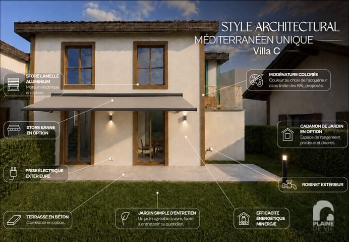 DERNIÈRE VILLA NEUVE de 3,5 pièces disponible ! Lot C -  Bild 1