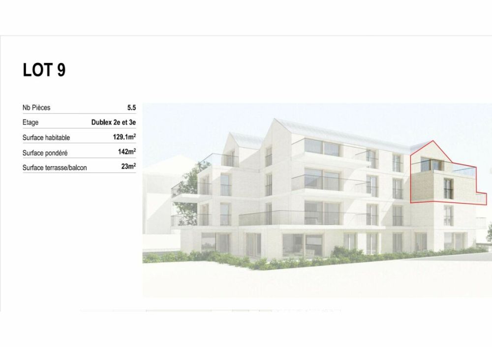 Les Carrels - Appartement Duplex 5.5 pièces Lot 9/J -  Bild 8