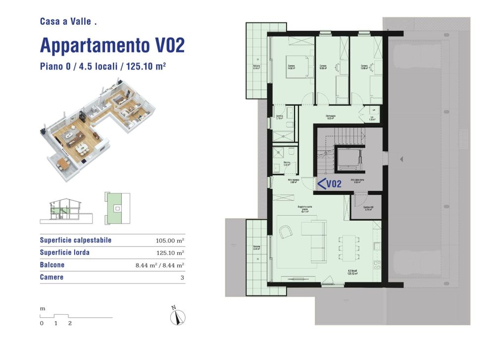 NEUE 4.5-ZIMMER-WOHNUNG HOHER STANDARD ZU INTERESSANTEN PREISEN IM HERZEN DES TESSINS! -  Bild 10