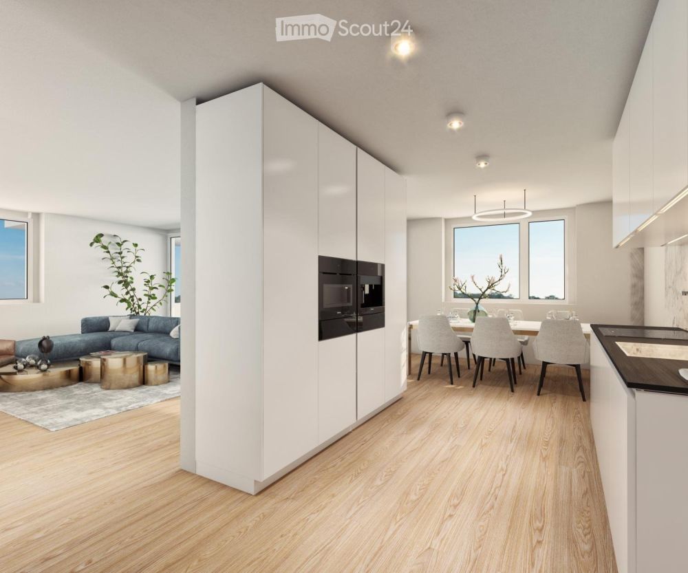 Moderne 4.5-Zimmer-Neubau-Wohnung mit Bergblick in Steg VS -  Bild 2