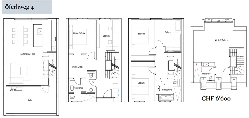 3 Spacious New-Build Row Houses for Rent in Rifferswil -  Bild 13