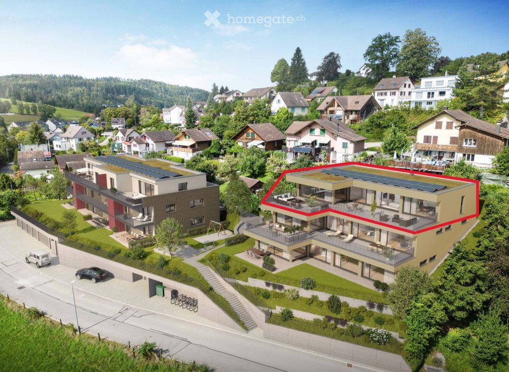 grosszügige Terrassenwohnung mit Weitsicht - Bild 1