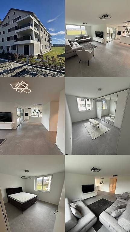3.5 Zi Neubauwohnung mit Aussicht - Turbenthal -  Bild 1
