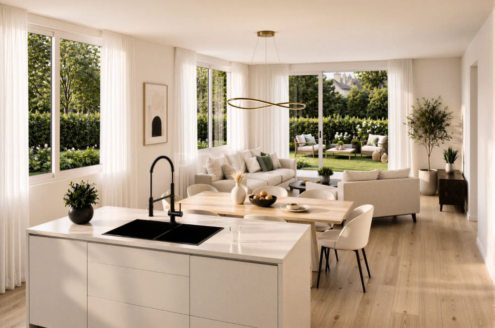 Projet neuf - Appartement de 5 pièces au rez-de-chaussée -  Bild 5