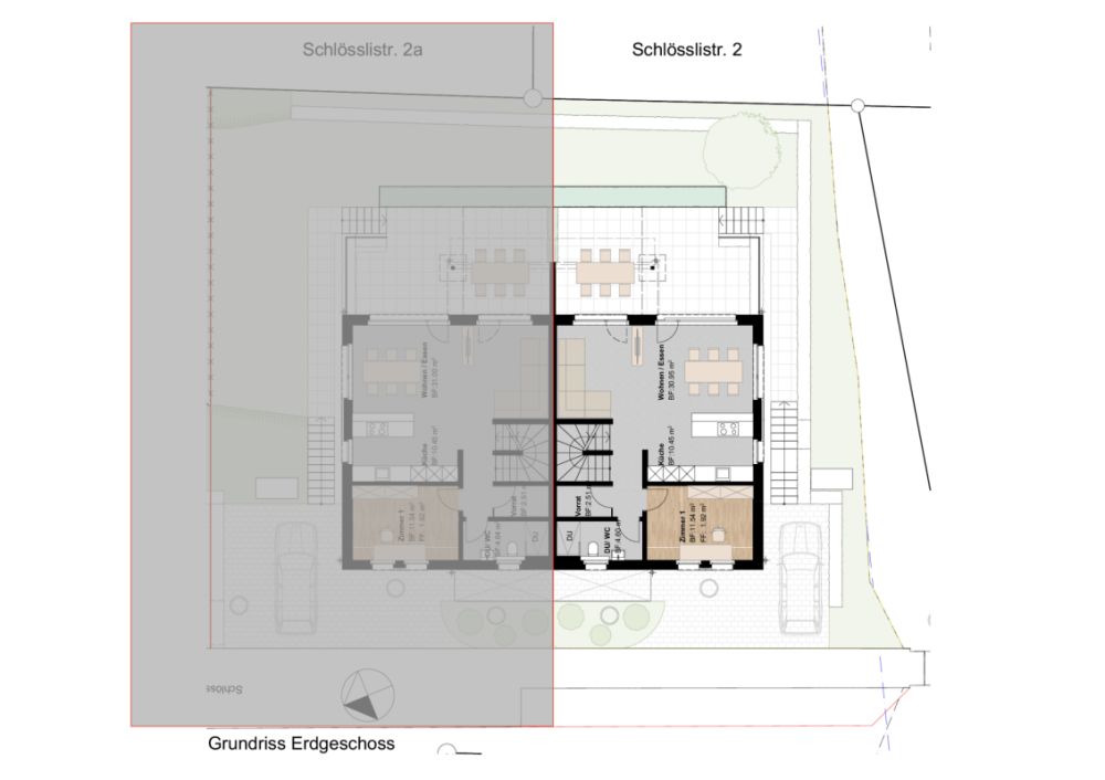 Neubauprojekt -  Doppel-Einfamilienhaus an zentraler Lage mit Ausbau nach Wunsch -  Bild 11
