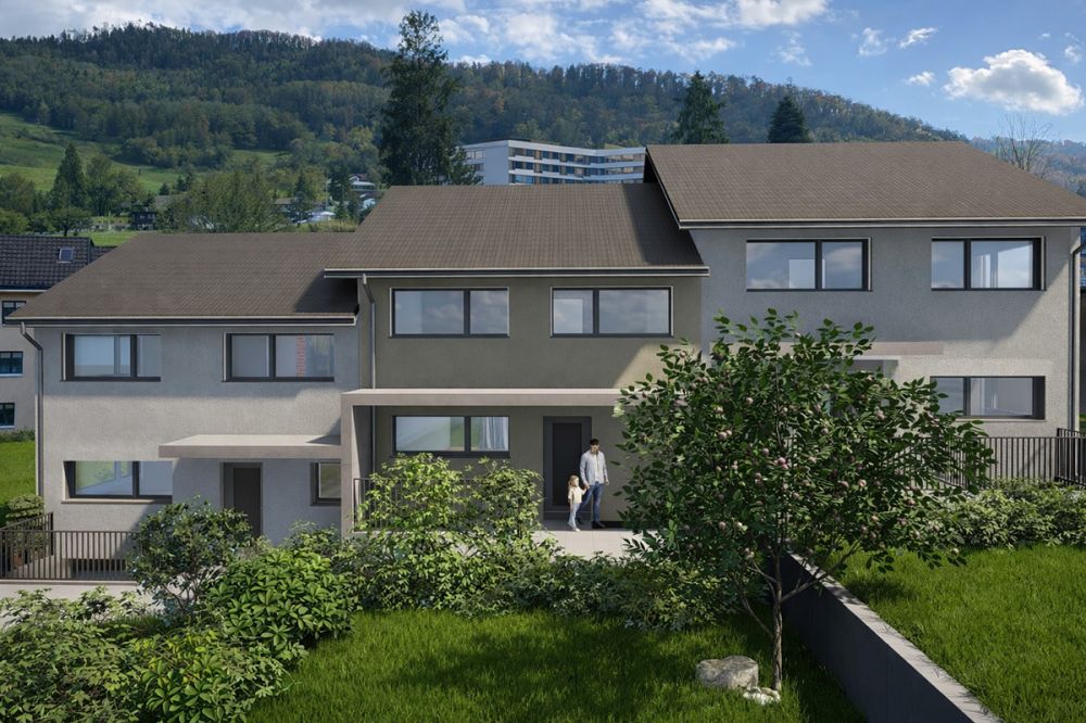 NEUBAU SECHS REIHENEINFAMILIENHÄUSER, NIEDERDORF -  Bild 1