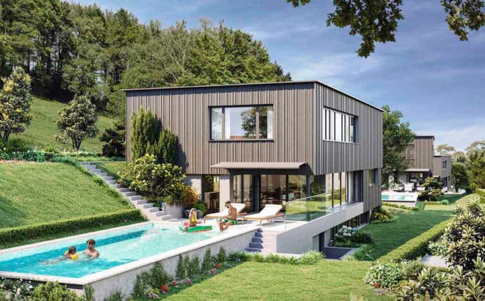 Traumhafte Fernsicht auf Alpstein mit Säntis und Churfirsten - 5.5-Zi.-Terrassenhaus - Bild 8