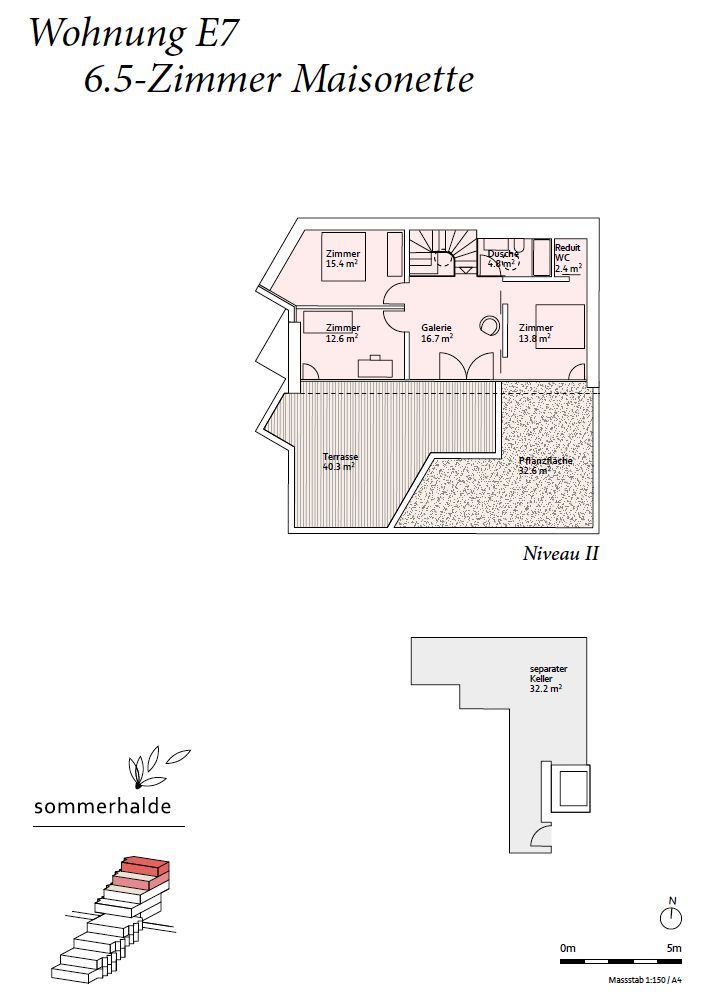 6.5 Zi.-Duplexwohnung – Sichtbeton-Meisterwerk -  Bild 5