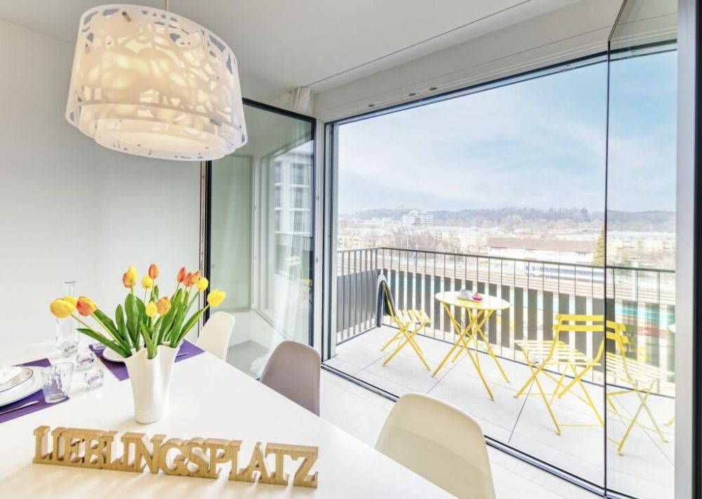3.5-Zimmer Wohnung - Balkon