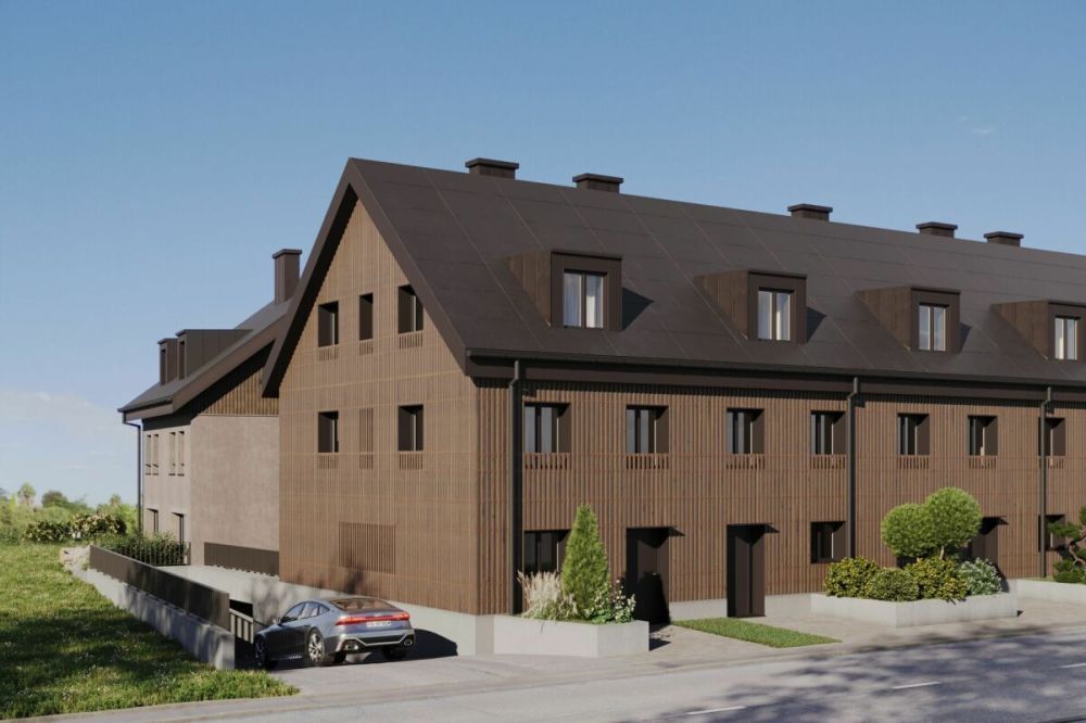 Bezugsbereiter Neubau: Einzigartiges Reihenhaus in Oberneunforn - komfortable Tiefgarage unter der Liegenschaft mit direktem Hauszugang
