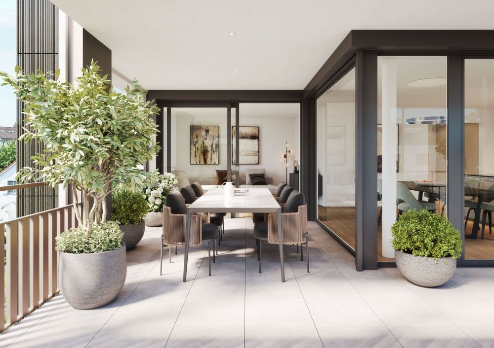 Ein Paradies für Familien - Albisgärtli, Affoltern am Albis - Erleben Sie unbeschwerte Sonnenstunden auf Ihrem grosszügigen Balkon