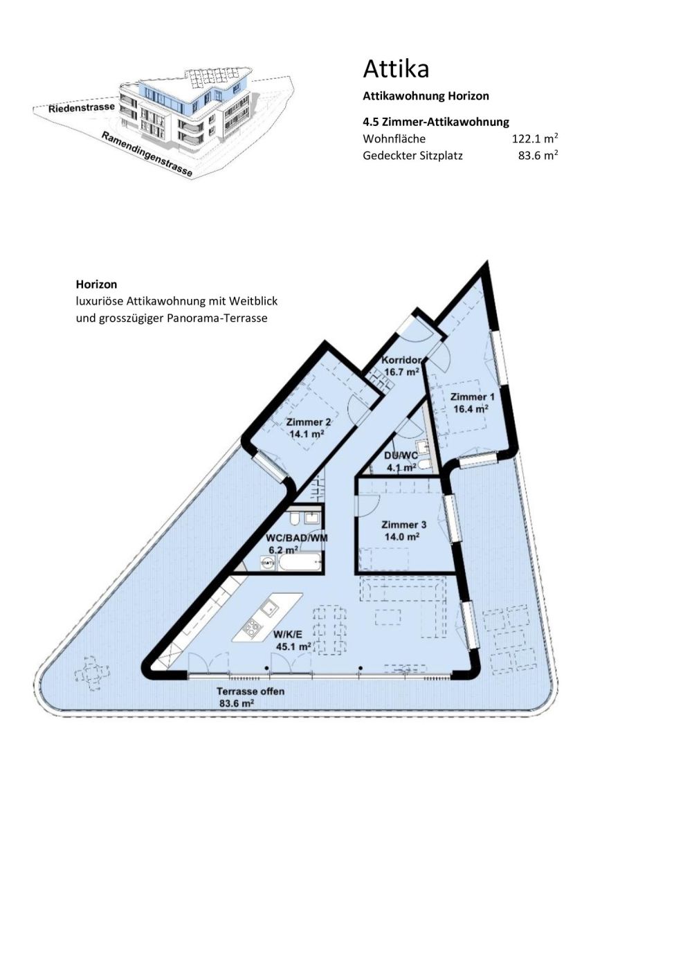 Baustart erfolgt! Neubauprojekt Triangulum Gommiswald Attikawohnung -  Bild 4