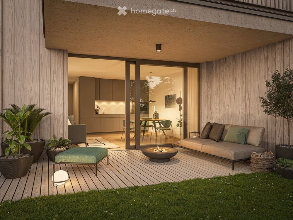 2.5 Zimmer Eigentumswohnung mit 17m2 Terrasse und 50m2 Garten-Sondernutzungszone -  Bild 1