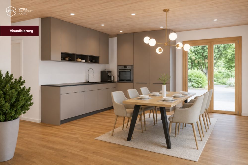 *RESERVIERT* NEUBAU: Gartenwohnung "EICHE" - Traumhafte Neubauwohnungen im Zentrum von Koppigen -  Bild 4