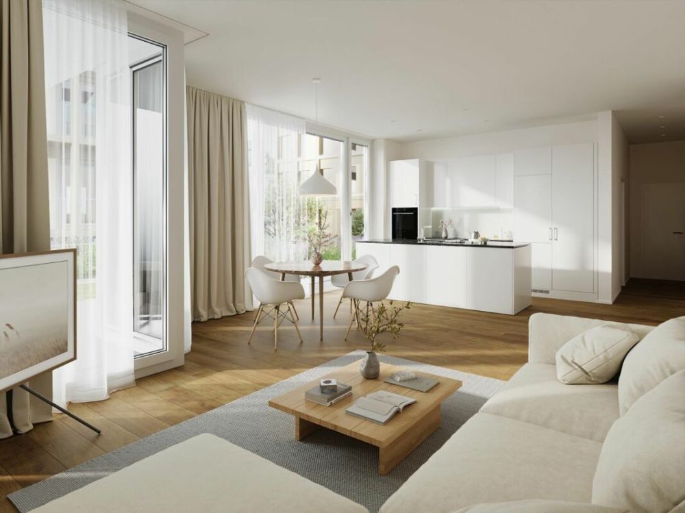 3.5-Zimmer-Eigentumswohnung mit separatem Atelier im Aebiguet am Bach -  Bild 1
