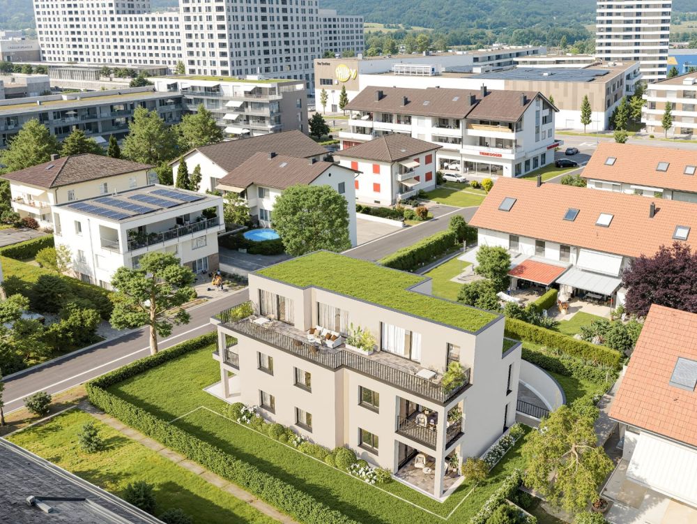 Exklusive 2.5-Zimmer-Attikawohnung mit zwei spektakulären Terrassen in Spreitenbach -  Bild 1