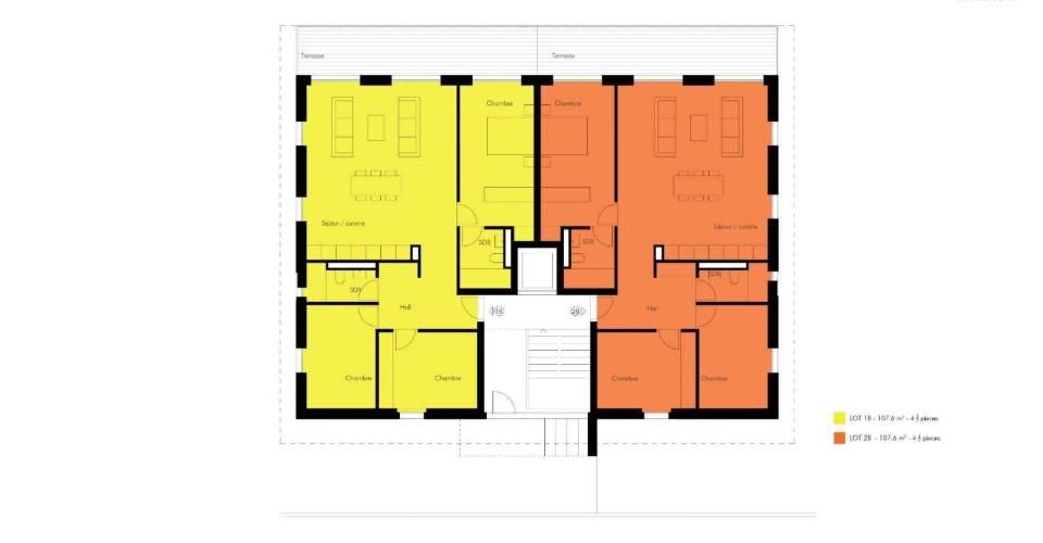 Appartement de 4.5 pièces avec terrasse et grand jardin - Appartement 4.5 pièces - image - 11