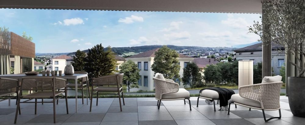 5.5 Zimmer Neubauwohnung im Erdgeschoss mit 44 m² Terrasse -  Bild 6