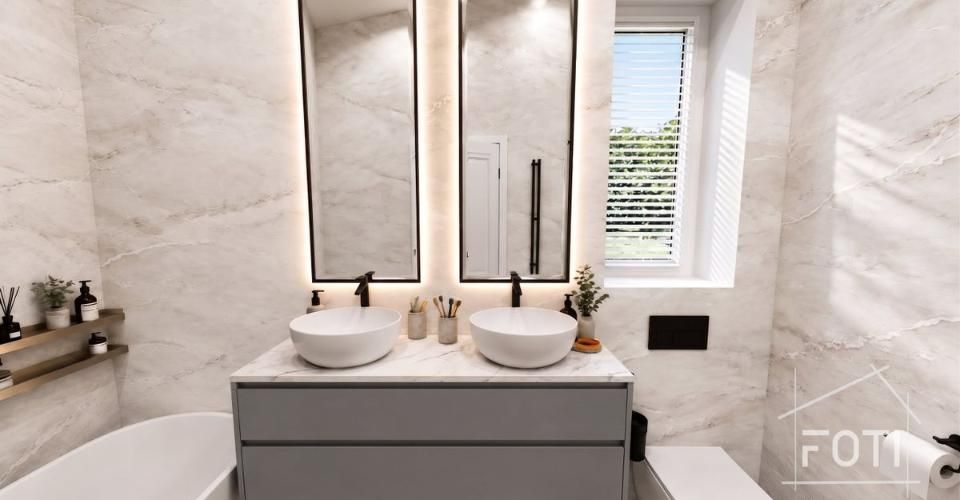 Villa NEUVE 4,5 p. de 131 m² - jardin, terrasse 39 m² et vue Dents-du-Midi - Muraz - Maison contiguë 4.5 pièces - image - 8