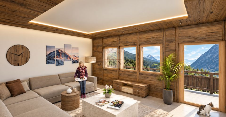 Magnifique appartement 4,5 pièces neuf de qualité avec vue sur les alpes et la Dent-Blanche - Appartement 4.5 pièces - image - 7