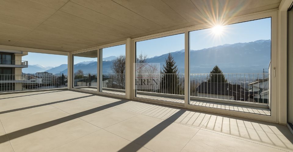 Magnifique attique 4.5 pièces neuf avec grande terrasse panoramique à Conthey lumineux et moderne - Attique 4.5 pièces - image - 2