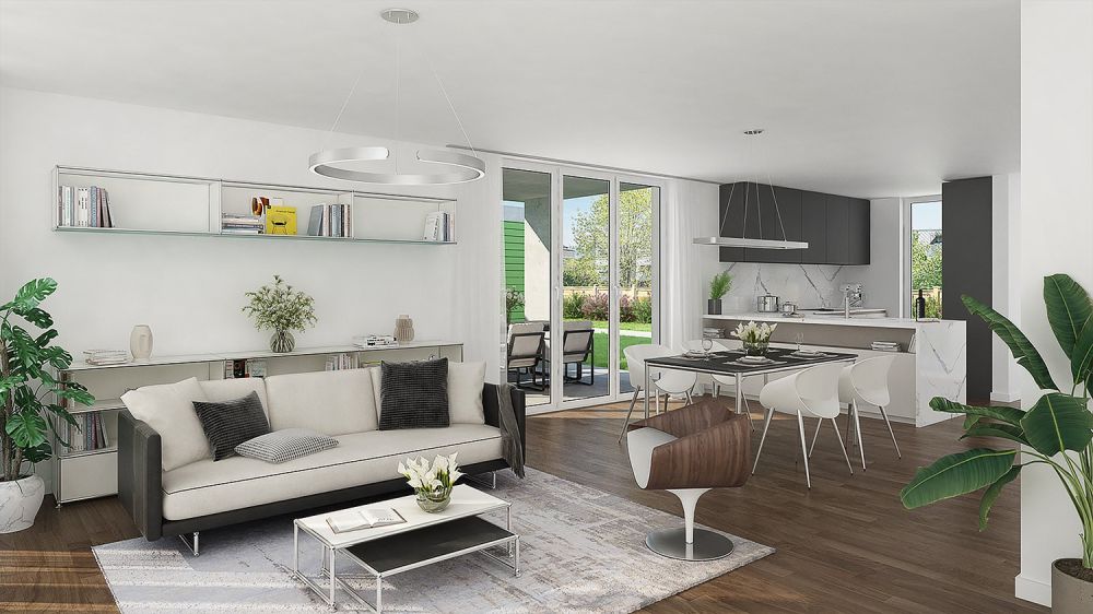 Modernes 5.5-Zimmer-Doppeleinfamilienhaus in ruhiger Lage von Aesch - Bild 3