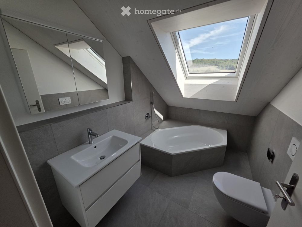 Modern wohnen im Dorfkern – 4.5-Zimmer-Neubauwohnung in Schneisingen -  Bild 13