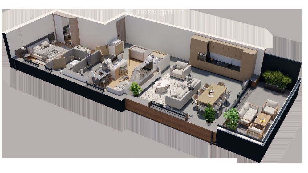 Appartement neuf de 3.5 pièces avec vue panoramique à Arbaz -  Bild 10
