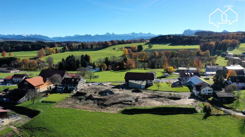 Appartement de 4.5 pièces dans les combles (bâtiment 4 - lot 9) - Vue aérienne