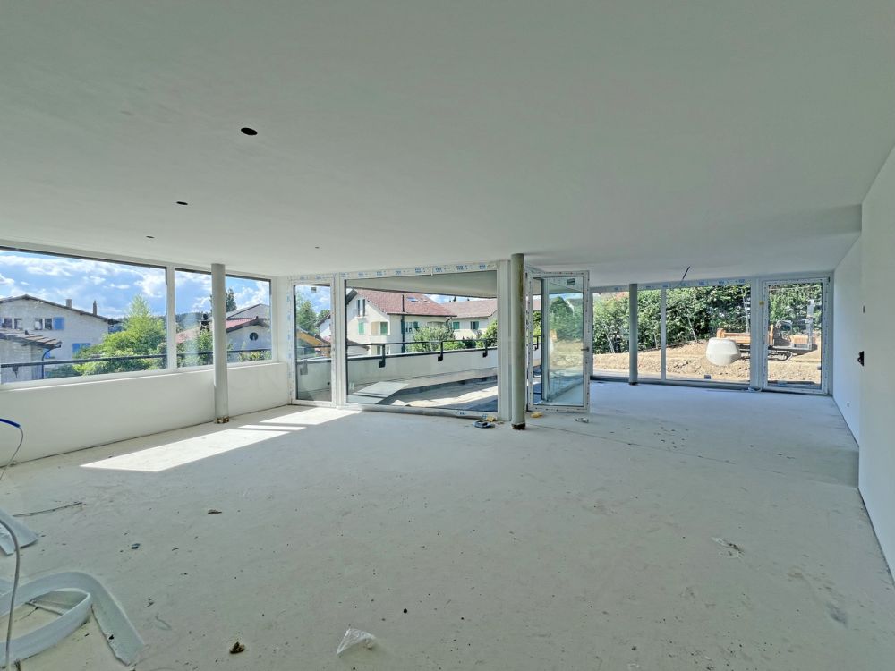 4.5 pièces au rez-de-jardin - Élégance architecturale ! - Lot 1 - Cuisine/séjour/salle à manger