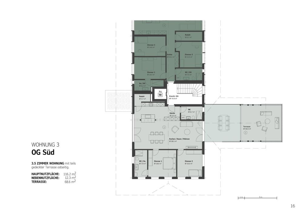 3.5-Zimmer Boutique-Eigentumswohnung im Bauernhaus-Stil - Hasle b.Burgdorf -  Bild 2